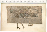 Graf Gottfried VIII. erklärt eine Besitzurkunde des Klosters Haina für ungültig