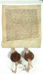 Einigung zwischen Graf Gottfried VI. und Landgraf Otto d. Jüngere von Hessen über das Erbteil der Gräfin Mechthild