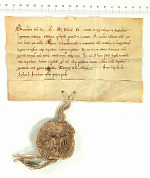 Auflassung verschiedener Güter durch Graf Gottfried VI. an Abt Bertho von Fulda