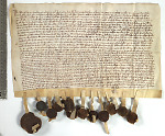 Verlobung zwischen Graf Gottfried VII. und Agnes von Falkenstein