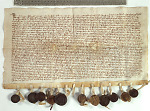 Gegenurkunde der Herren von Falkenstein über die Heirat zwischen Agnes und Graf Gottfried VII.