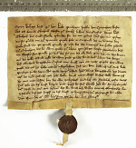Gesuch an Gottfried VII. um Belehnung des Siegfried von Rückersfeld mit dem Zehnt zu Suntheim